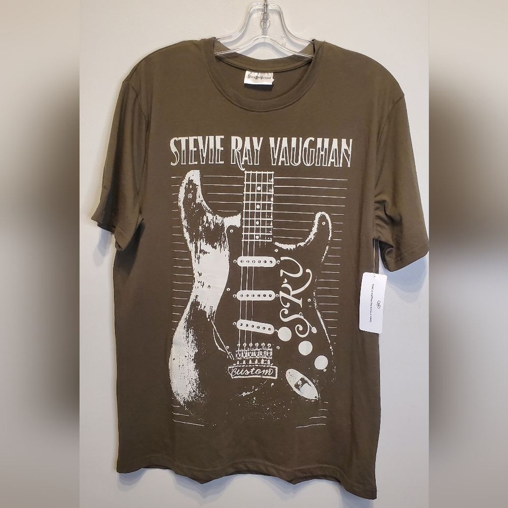 187. Stevie Ray Vaughan Graphic Band T-Shirt